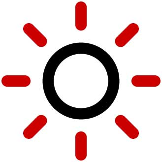 Sun icon