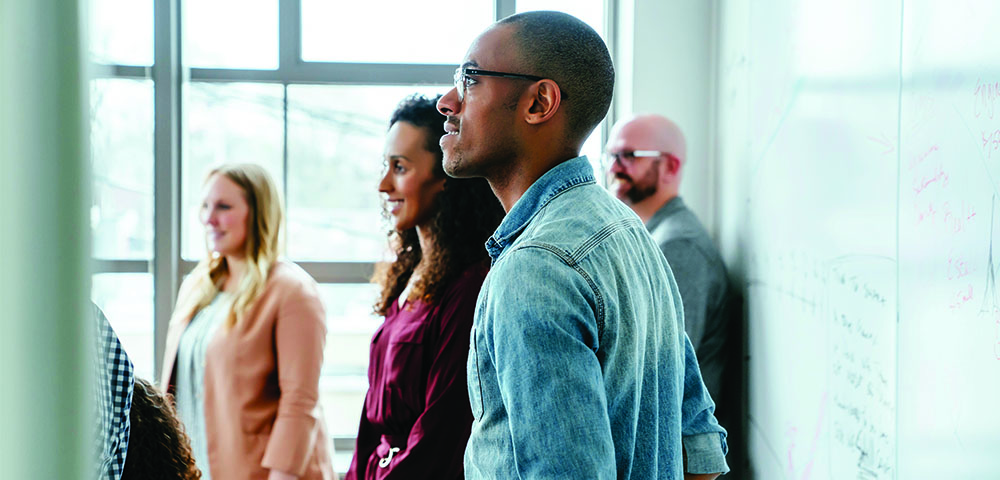 Business people standing