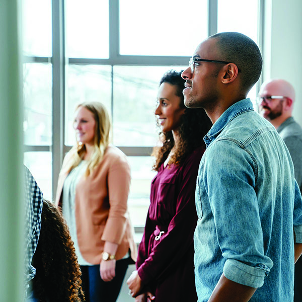 Business people standing