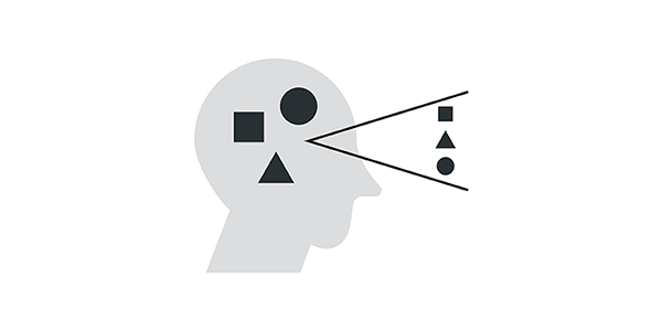 Silhouette of a head