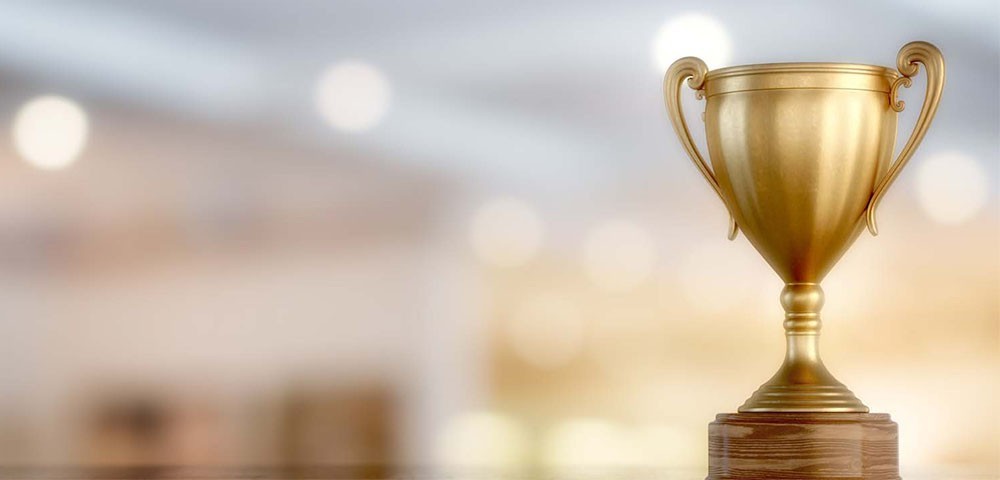 Gold trophy