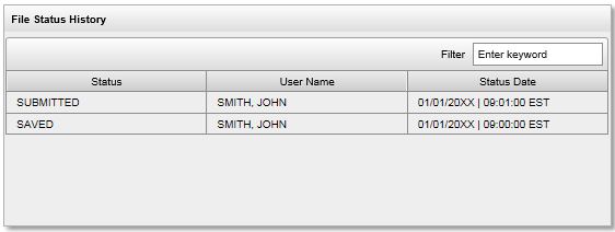 Send Files History