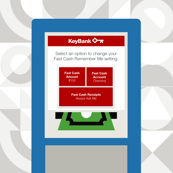 ATM screen