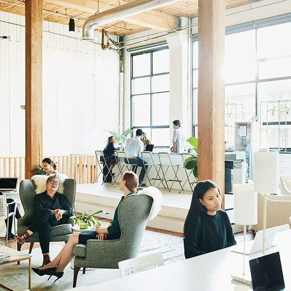 people in office setting