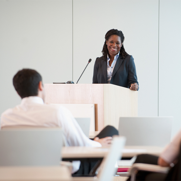 woman speaker