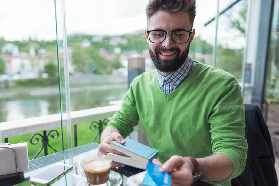 guy with a credit card