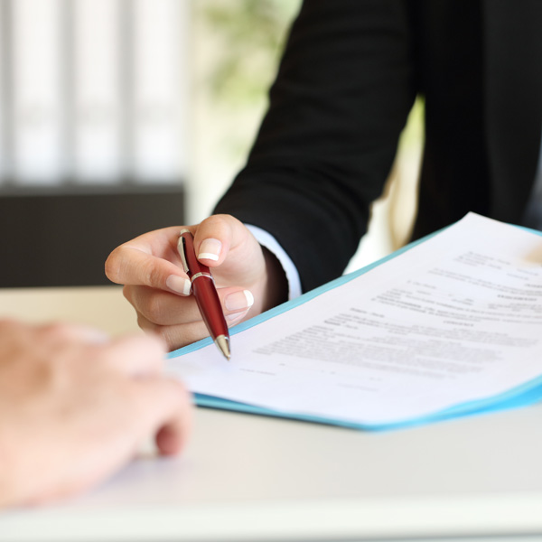 signing documents