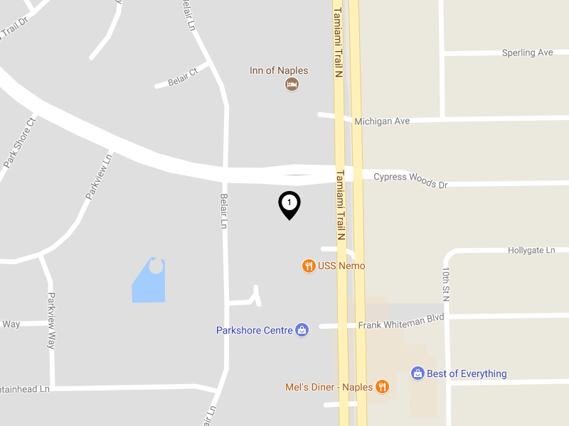 Map of Naples Florida